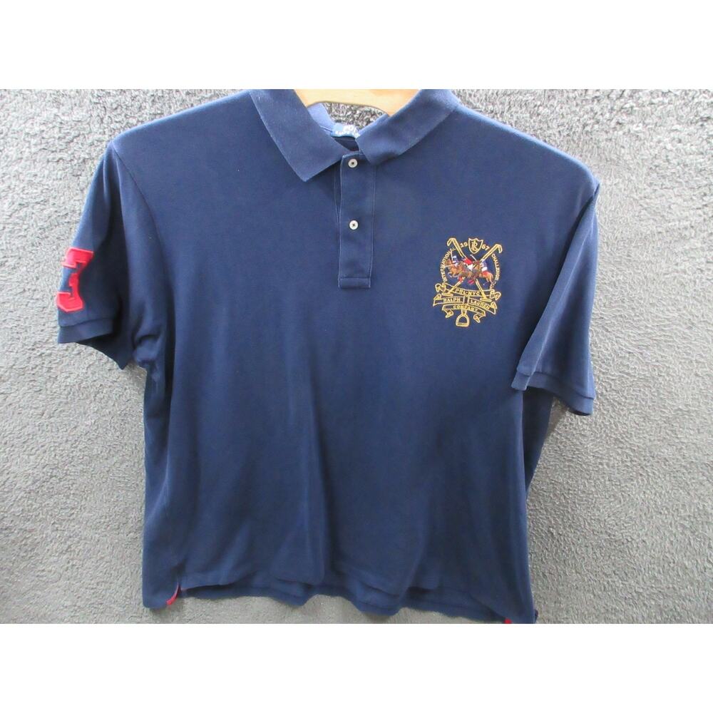 POLO RALPH LAUREN International Challenge Cup 3XB Embroidered Shirt - Defects
